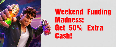 100% Welcome Match Bonus promotion